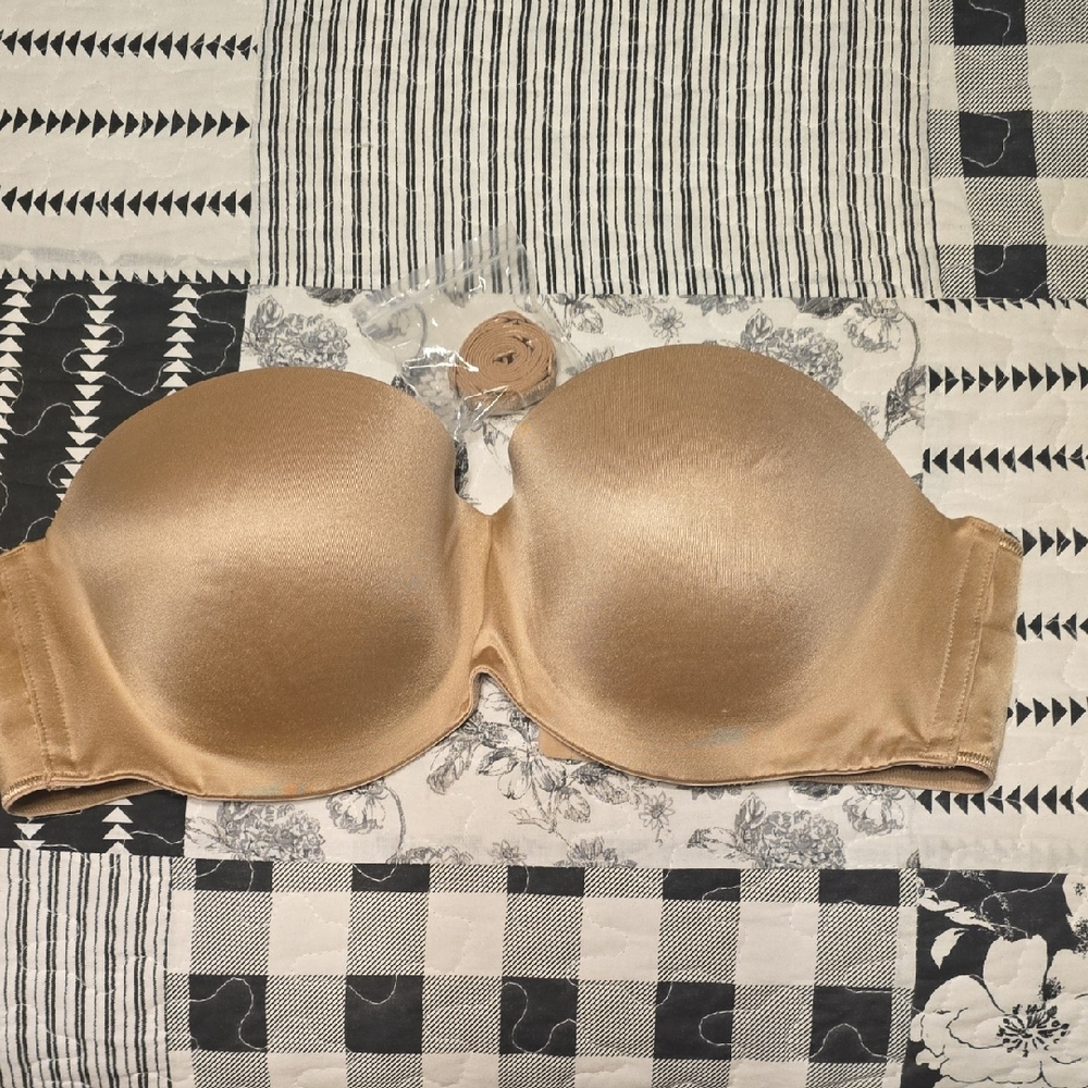 Bali Tan Convertable Strapless Bra 36D